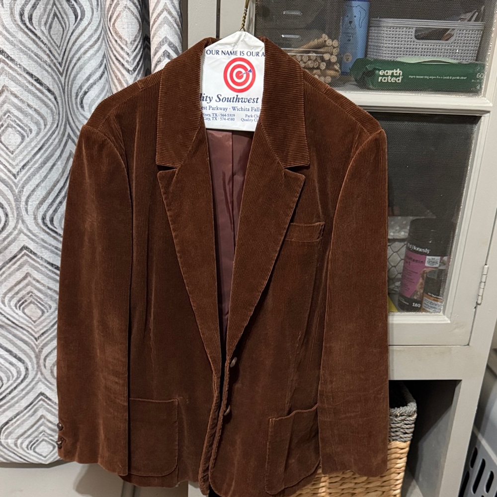 Earth Chocolate Corduroy Blazer